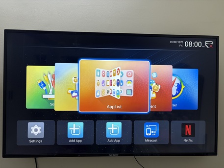 Al Malaz, Electronics, SAR 600,  Eurostar 55 Inch Smart Tv