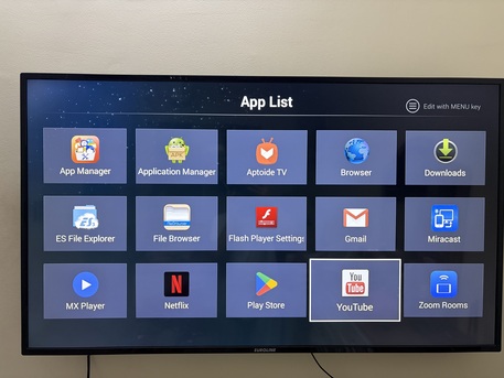 Al Malaz, Electronics, SAR 600,  Eurostar 55 Inch Smart Tv