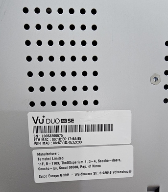 Hofuf, Electronics, SAR 1500,  VU+ Duo 4k Se Satellite Receiver