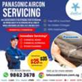 SGD 25,  Panasonic Aircon Servicing