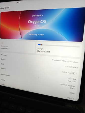 Riyadh, Tablet Computers, SAR 2500,  OnePlus Pad 3 With Keyboard And Pen
