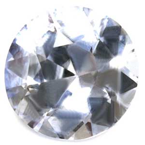 New York, Jewelry, USD 1040,  1.63 Cts. White Sapphire Stone Round, AAA Quality