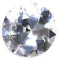 USD 1040,  1.63 Cts. White Sapphire Stone Round, AAA Quality