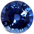 USD 1227,  0.77 Cts. Intense Blue Sapphire Wholesale Round, AAAA Quality