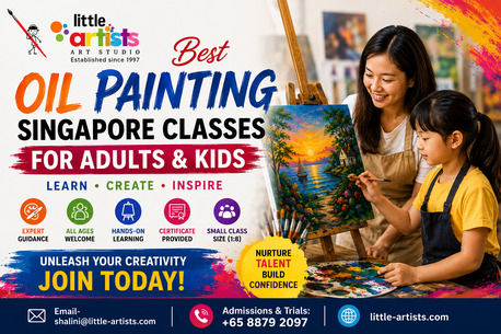 Singapore, Creative, Best Oil Painting Singapore Classes For Adults & Kids