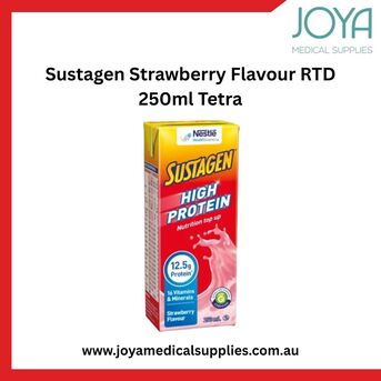 Sydney, Health & Beauty Items, Buy Sustagen Strawberry Flavour RTD 250ml Tetra - Joya Medical Supplies