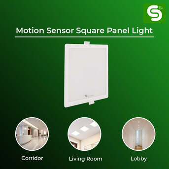 Noida, Electronics, Motion Sensor Panel Light For Office, Dining & Reception | Round, Square & Dimmable