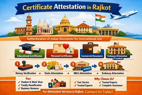 Mumbai, Legal, Certificate Attestation In Rajkot