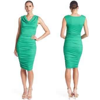 New York, Fashion & Design, Green Spring Midi Dress