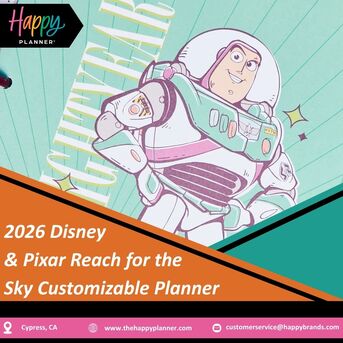 New York, Books, USD 19,  2026 Disney & Pixar Reach For The Sky Customizable Planner