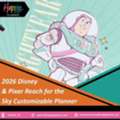 USD 19,  2026 Disney & Pixar Reach For The Sky Customizable Planner
