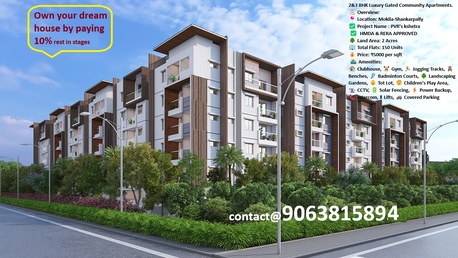 Hyderabad, Residential Plots, INR 6000,  1200 Sq. Feet,  Luxury Gated Community Apartments At Mokila - Shankarpally-Hyderabad Contact - 9063815894