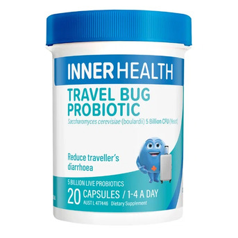 Sydney, Health & Beauty Items, AUD 22,  Buy Inner Health Travel Bug Probiotic 20 Capsules Australia | Health Supplements