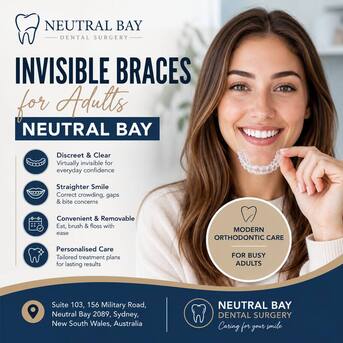 Sydney, Health, Invisible Braces For Adults Neutral Bay &ndash; Modern Orthodontic Care For A Confident Smile