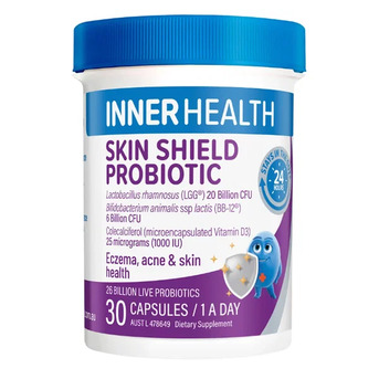 Sydney, Health & Beauty Items, AUD 37,  Buy Inner Health Skin Shield Probiotic 30 Capsules Australia | Health Supplements