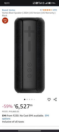 Kolkata, Home Audio, INR 4500,  Vortex Blast