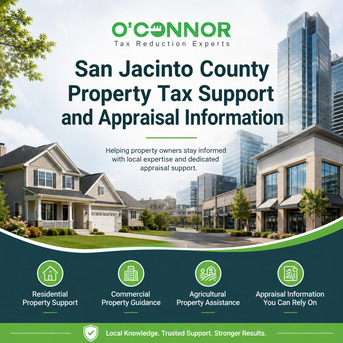 New York, Real Estate, San Jacinto County Property Tax Support And Appraisal Information