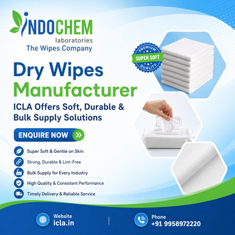 Ahmedabad, Business, ICLA Dry Wipes Manufacturer For Soft & Durable Cleaning Wipes