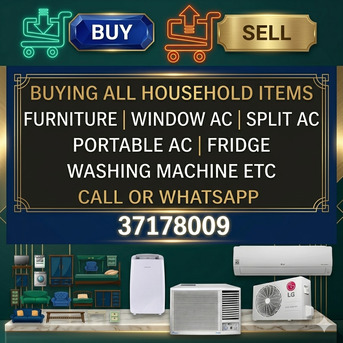 Manama, Items Wanted, 🌍🌐We Buy Used Household Items Ac Fridge Washing Machine Cooking Range Etc