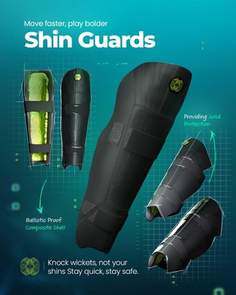 Mumbai, Sporting Goods, INR 2449,  Moonwalkr Lightweight Wicket Keeping Pads