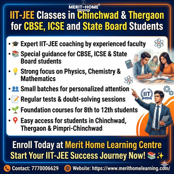 Pune, Education, IIT-JEE Classes Near Chinchwad And Thergaon With Advanced Study Material