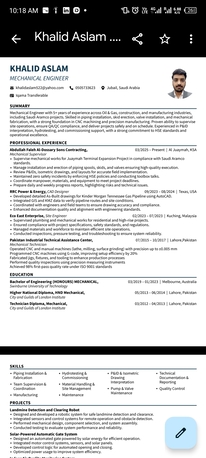 Jubail, Job Seekers, Need A Job As Mechanical/ Piping Supervisor
