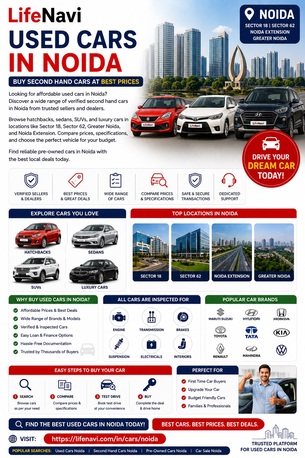 Noida, Business, Used Cars In Noida &ndash; Buy Second Hand Cars At Best Prices | Lifenavi.com