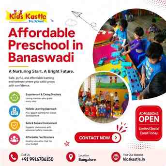 Bangalore, Education, Affordable Preschool In Banaswadi