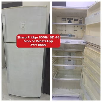 Manama, Appliances, BHD 48,  🌍🌏Sharp Fridge In Good Condition For Sale With Delivery
