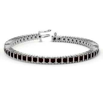 New York, Jewelry, USD 3095,  Luxury Ruby Tennis Bracelet With Round Rubies