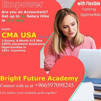 Al Aziziyah, Lessons Offered, Expatriates In Saudi Arabia &ndash; Upgrade Your Career Wlth Professional Qualification ACCA CMA