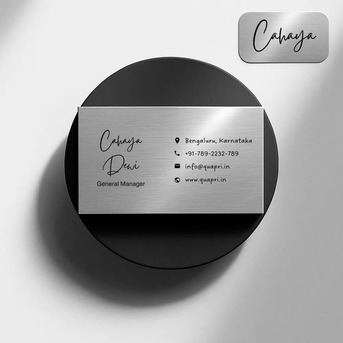 Bangalore, Collectibles, INR 5,  Metallic Business Cards