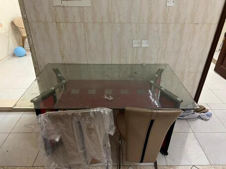 Al Farooq, Appliances, SAR 600,  2 SET DINING TABLE WITH 4 PCS CHAIR URGENT SALE