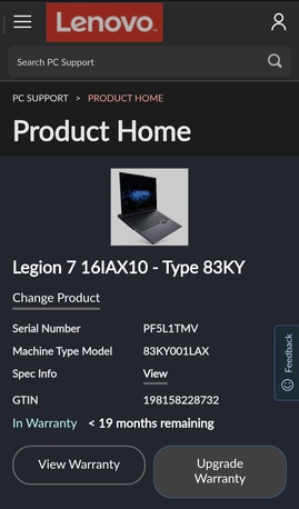 Isa Town, Computers, BHD 850,  Lenovo Legion 7 Gaming Laptop (Pristine Condition)