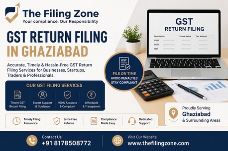 Ghaziabad, Legal, GST Return Filing In Ghaziabad &ndash; Trusted Services By The Filing Zone