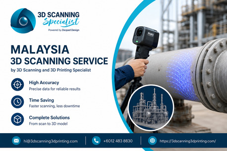 Kuala Lumpur, Printing, Malaysia 3D Scanning Service By 3D Scanning And 3D Printing Specialist