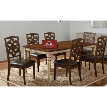 Manama, Furniture, BHD 55,  🌍🌐 Dinning Table With 6 Chairs In Good Condition For Sale With Delivery