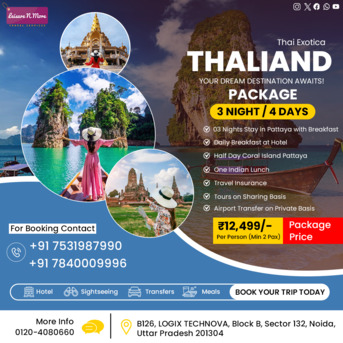 New Delhi, Travel, Thailand Tour Packages From Delhi