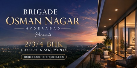 Hyderabad, Real Estate For Sale, INR 10000000,  Brigade Osman Nagar Hyderabad &ndash; The Epicenter Of Luxury And Convenience