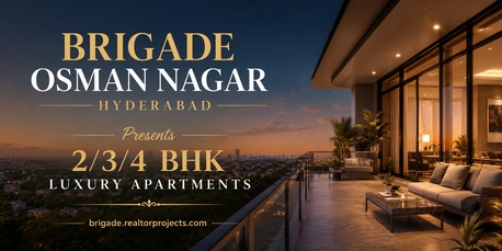 Hyderabad, Real Estate For Sale, INR 10000000,  Brigade Osman Nagar Hyderabad &ndash; The Epicenter Of Luxury And Convenience