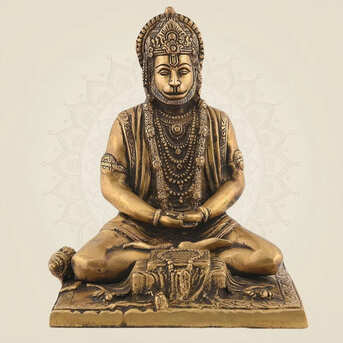 Noida, Collectibles, Handcrafted Brass Hanuman Idol For Positive Energy