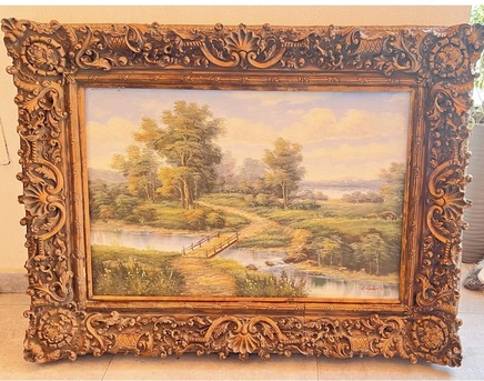 Manama, Collectibles, Vintage European Style Framed Paintings Collection ✨