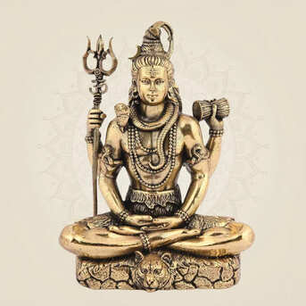 Noida, Collectibles, Shiva Brass Idol For Home Temple & Spiritual Décor