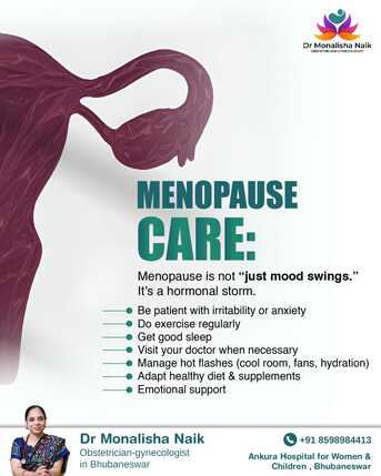 Mumbai, Health, Menopause & Hormonal Care | Best Obstetrician-Gynecologist In BBSR | Dr. Monalisha Naik