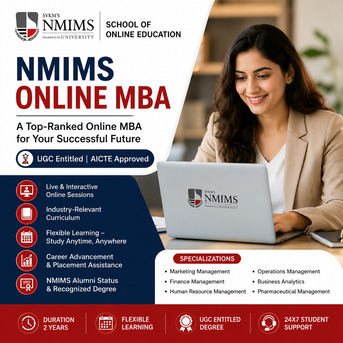 Pune, Education, NMIMS Online MBA 2026: Fees, Admission, Eligibility & Career Scope