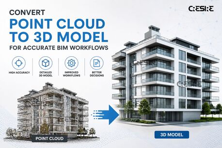 New York, Construction, Convert Point Cloud To 3D Model For Accurate BIM Workflows
