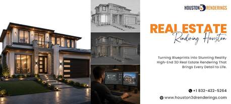 Houston, Real Estate, Architectural 3D Rendering Services Houston For Stunning Visual Designs