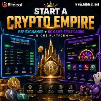 Dubai, Business, Start A Crypto Empire: P2P Exchange + BC Game-Style Casino In One Platform
