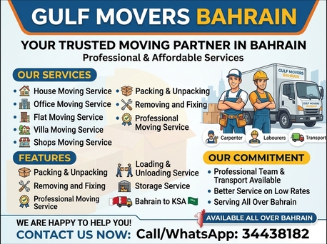 Amwaj Islands, Labor/Moving, Fast Movers And Packers Bahrain