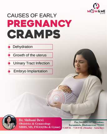 Bhubaneswar, Health, Early Pregnancy Cramps: Causes & Care | Best Gynecologist In Bhubaneswar | Dr. Shibani Dev